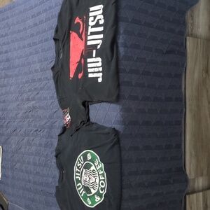 Two Jiu jitsu size medium t shirts